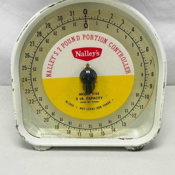 Vintage Pelouze 2LB Portion Control Kitchen Tool 1954 Nalley's Dial Model Y-32 - Picture 2 of 12